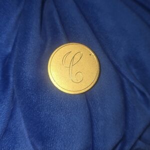 Vintage Monogrammed "C" Button Pin